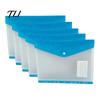 Waterproof Document Case 11 Hole Expanding File Pockets, Reusable PP Sleeves, Transparent Mesh Pouch Organizer Bag for Home Office And School Card