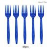 Disposable Knife Fork Spoon Cutlery Set Pink Blue Disposable Tableware Birthday Party Decorations Wedding Baby Shower Supplies