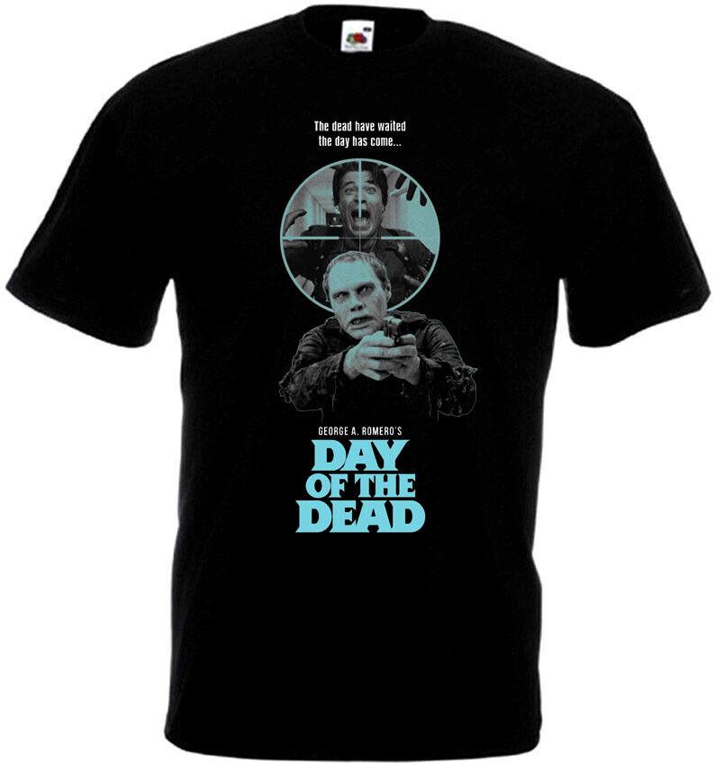 

26 Day Of The Dead V16 T-shirt Black Horror Movie Romero All Sizes S-5XL Unisex T-Shirt 5XL різнокольоровий