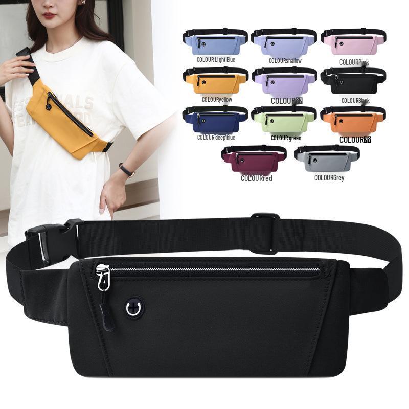 Multifunctional Waterproof Running Waist Bag for Men & Women - Elastic & Invisible Design for Fitness & Marathon.