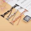 Metal Chain Band 42mm 44mm 40mm 38mm 41mm Pearl Pendant Beaded Watch Strap Women Bracelet Wristband Adjustable Watchband