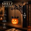 Porta Libri Gotico con Lanterna Sospesa, Decorazione Jack-o'-lantern di Halloween, Lampada Atmosferica per Libreria, Souvenir Decorativo per Amanti della Lettura