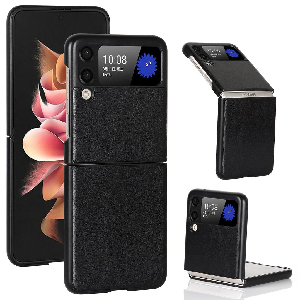 Zflip1 Mobile Phone Case Samsung Z Flip1 Folding Anti-drop Business Ultra-thin Protective Case