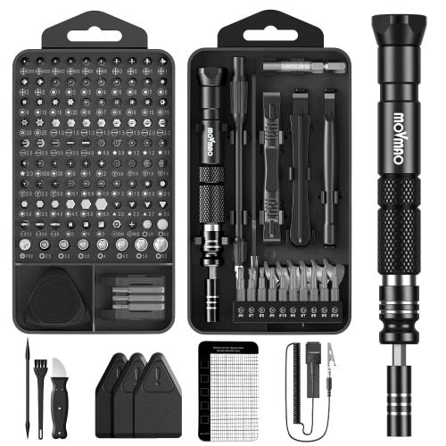 MOVMAO Precision Screwdriver Set 145 in 1 Torx Screwdriver Magnetic Screwdriver Special Screwdriver Screwdriver Multifunctional Tool Kit iPhone Switch