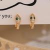 Exquisite Retro Zircon Snake Earrings: Luxury, Versatile Ear Cuffs for Women