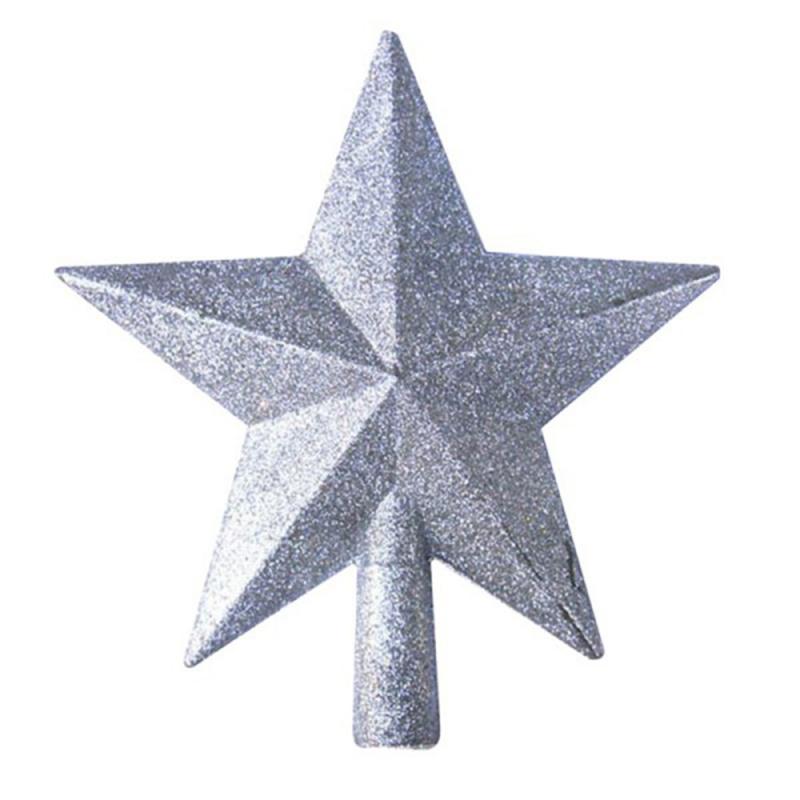 

Christmas Tree Top Star Festive Five-Pointed Star Accessorie Home Decoration Reusable Party Supplies Xmas New Year s Ornament