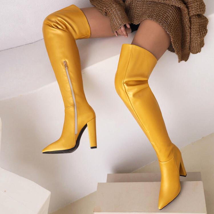 

New Coarse Heel High Heel Boots