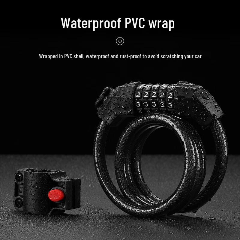 GEETHA 5-Digit Portable Anti-Theft Bicycle Combination Lock