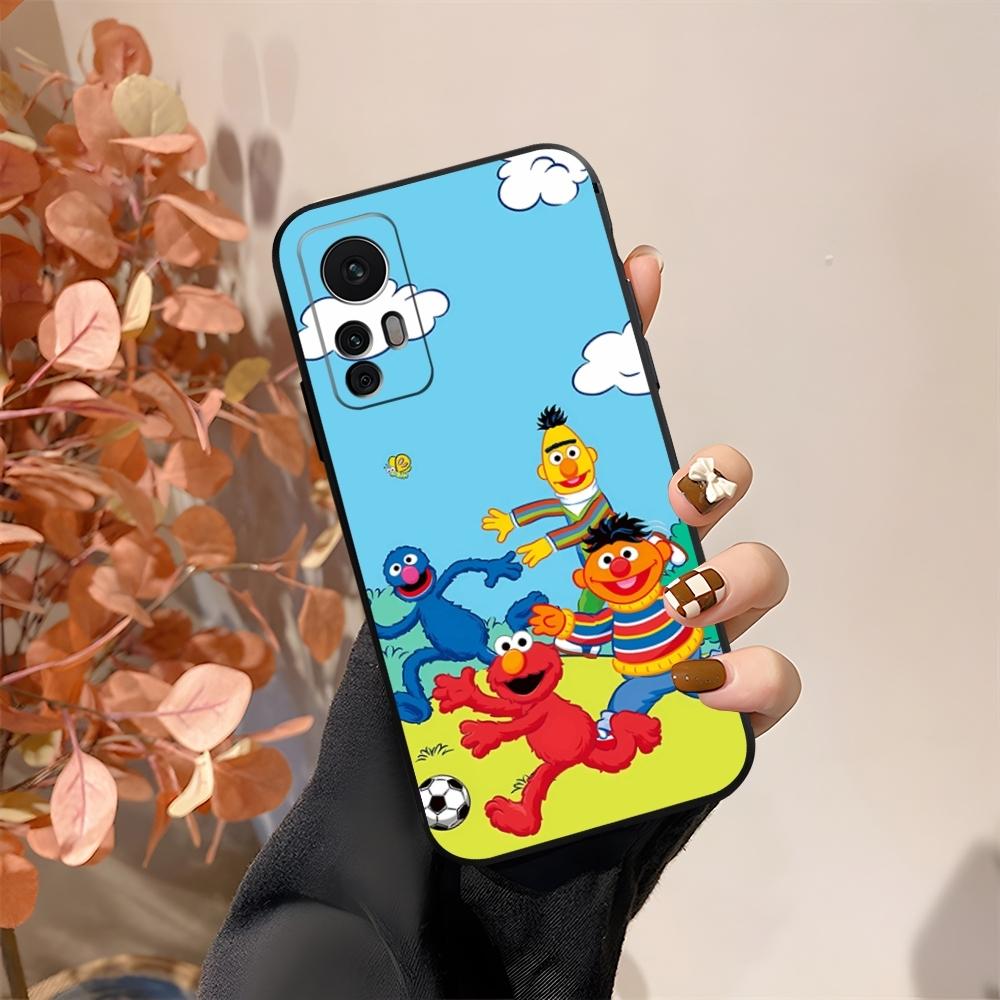 Cartoon S-Sesame S-Street Phone Case Fundas For Xiaomi 15 14 12 Lite Pro 13 11t POCO X5 M6 M5 X6 X3 F5 F6 Pro Cover
