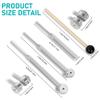 Stimmgabel-Set (128 Hz, 256 Hz, 512 Hz) ,Stimmgabeln mit Reflexhammer für Klangheilung, Klangvibrationswerkzeuge