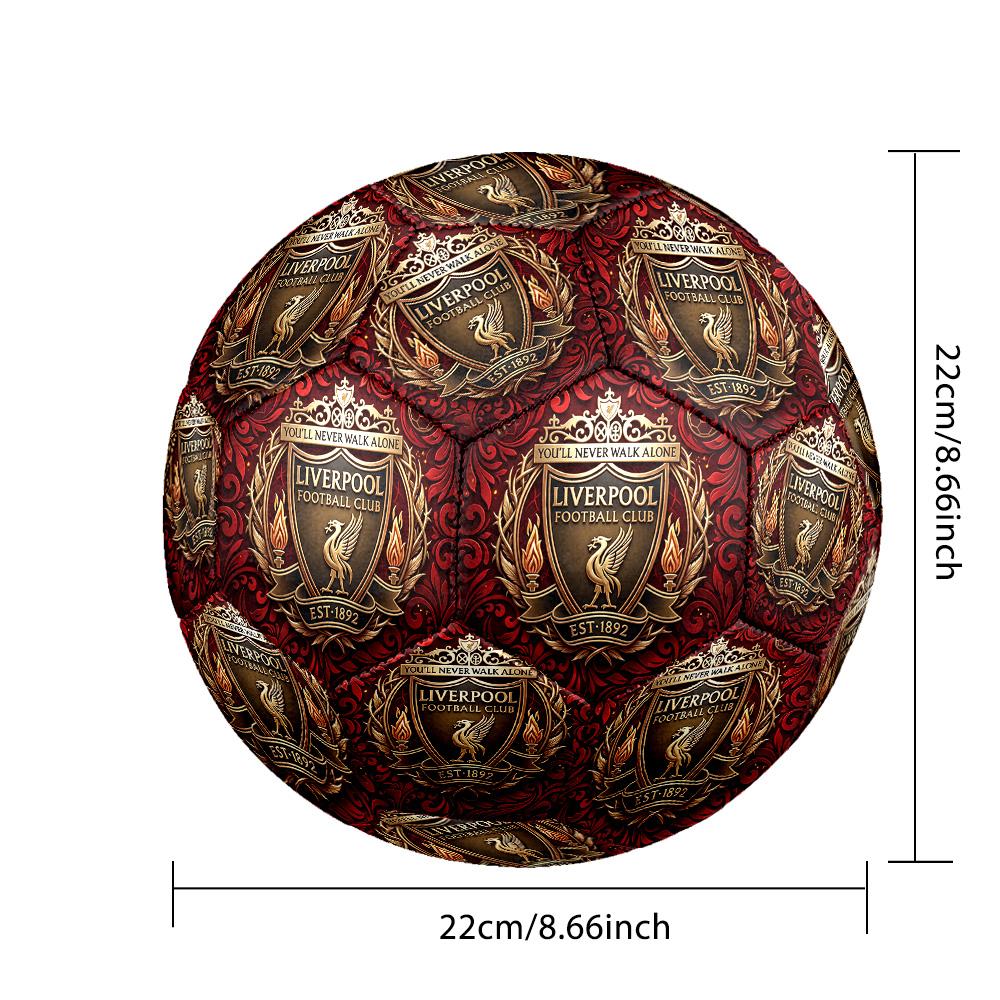 Liverpool Football Club Size 5 Soccer Ball Machinestitched Indooroutdoor Universal Football Surprise Collection Gift