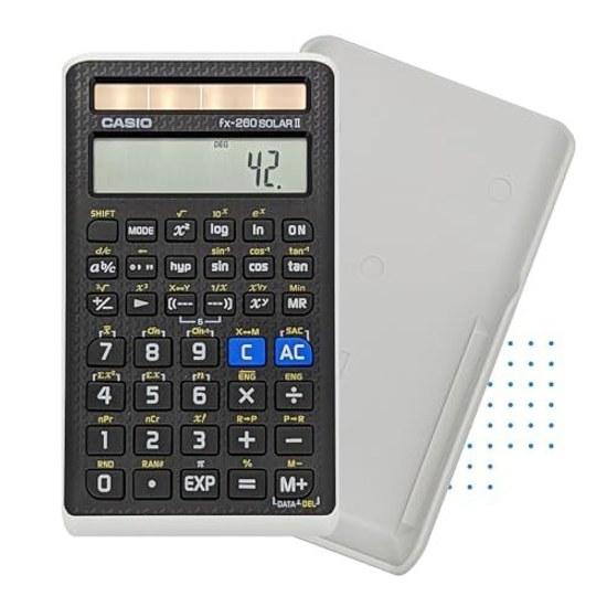 CASIO Function Calculator fx-260 SOLAR II (Black)