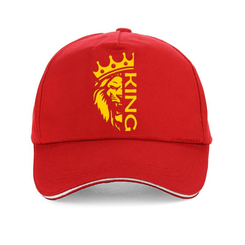 My Shape Lion with King Crown hat Unisex Boys Punk Animal Baseball cap Lion with a Crown King Unisex Trucker hat Unisex Snapback Hats Adjustable