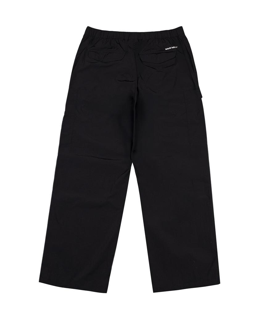 WACKY WILLY Nylon Workwear Pants Black