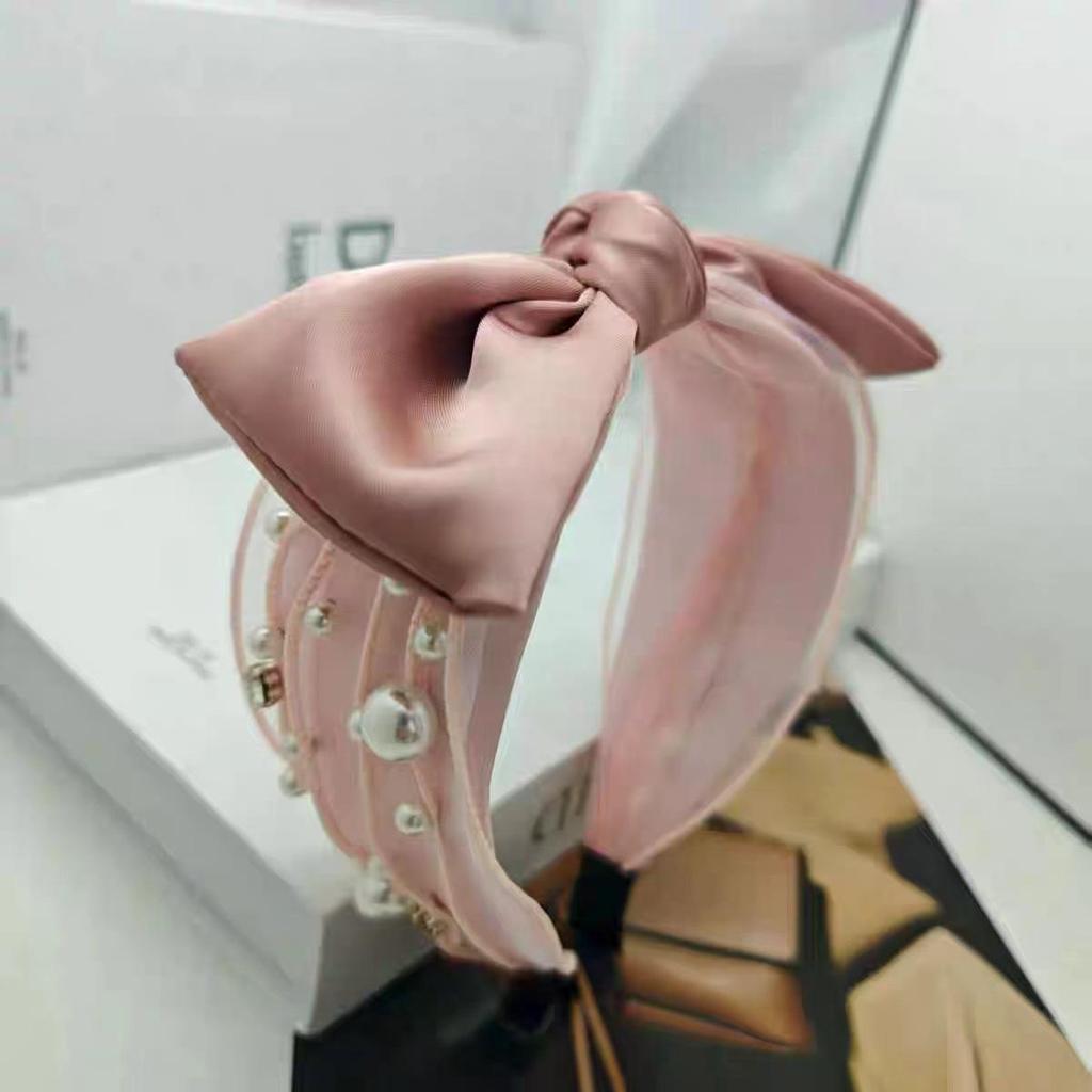 Koreanisches Strass-Tüll-Stirnband: Elegantes, vielseitiges Haaraccessoire für leichten Luxus