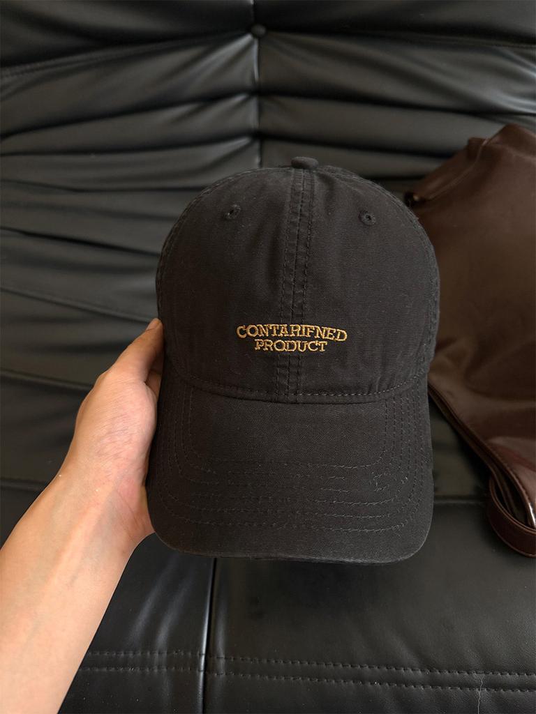 Vintage American Style Embroidered Baseball Cap With Sun Protection For Men And Women