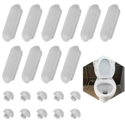 Ensemble de Tampons Butoirs pour Siège de Toilette Fournitures Couvercle de Toilette