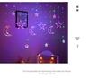 Samsung LED Curtain String Lights - Stars & Moon Decoration for Festivals