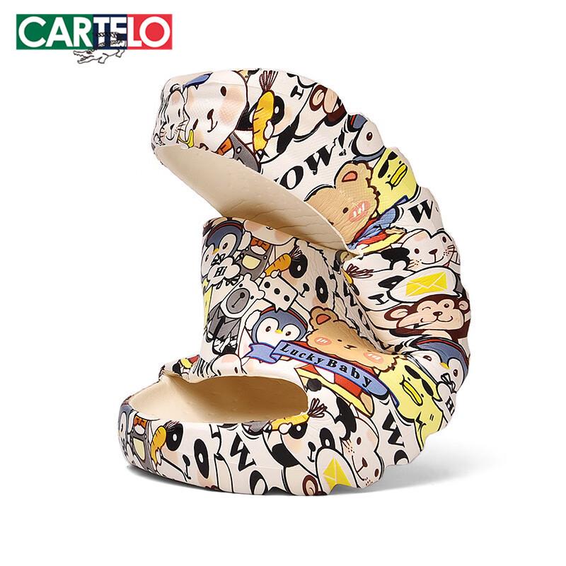 Cartelo Crocodile Women s Cloud Slide Home & Bath Slippers Model 0824 36