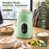 ABS Silicone Stainless Steel Small Cooking Appliance Compact Electric Kettle  For Porridge