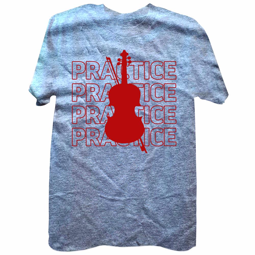 Ling Ling Violin Practice 40 Hours A Day T Shirts Streetwear Short Sleeve Birthday Gifts Summer Music Tshirt Mens Clothing