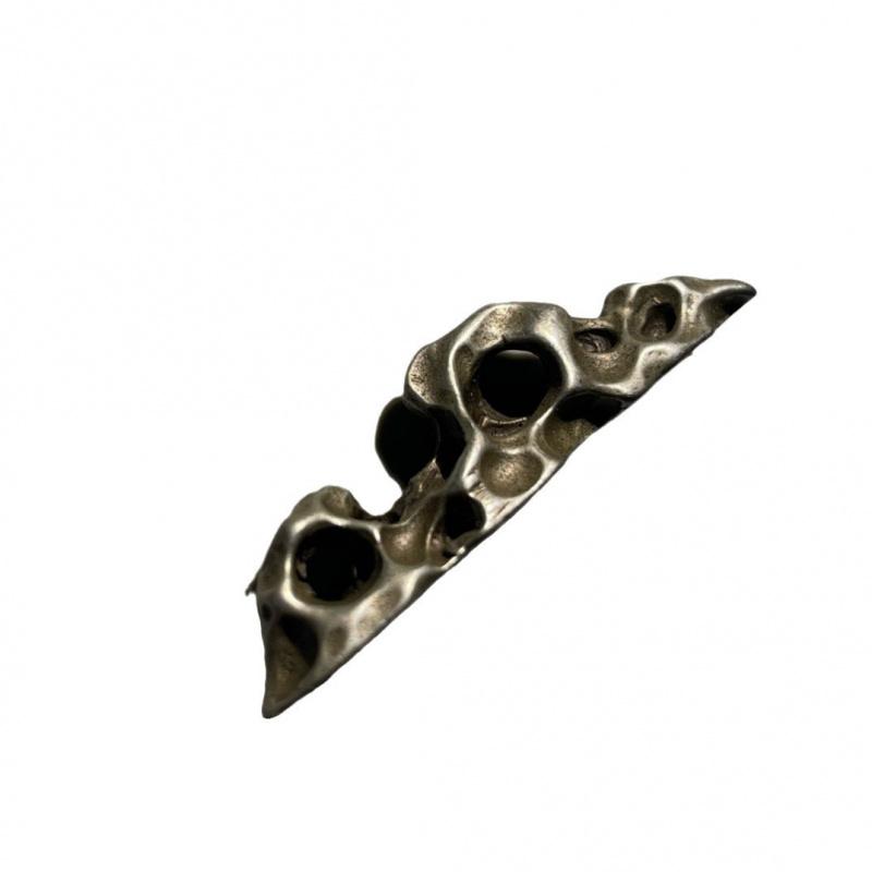 Copper Rockery Shaped Holder Brass Stationery Desktop Solid Small Town Paper Pen Rest Study Decoration Weight Ruler