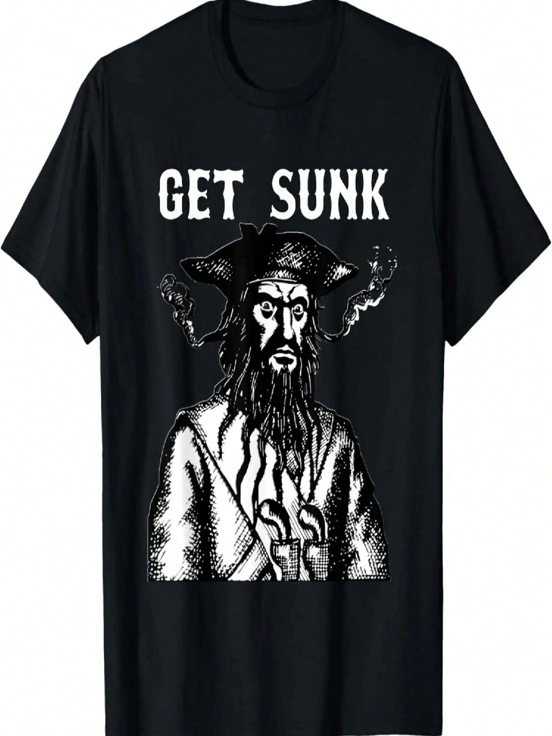 Get Sunk Pirate Sea Thieves Of Oceans T-Shirt S