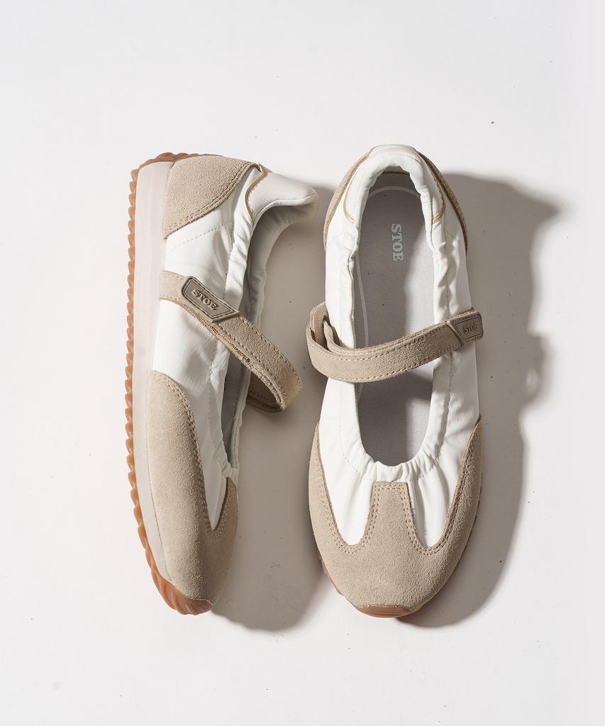 Stoe Heidi Mary Jane Sneakers, White