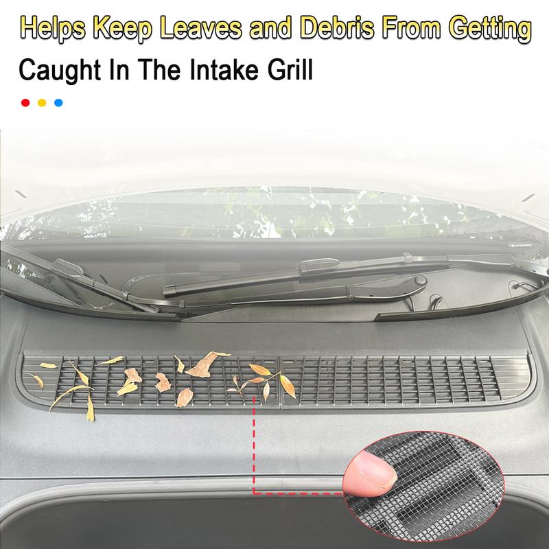 For Tesla Model Y Juniper 2025 2026 Insect-proof Net Front Trunk Dust Proof Inner Vent Grille Air Inlet Protective Accessories