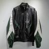 EastRogue Heavy-duty Leather Jacket with Retro Patchwork and Embroidery, Motorcycle Style, INS Couple Jacket, Outerwear