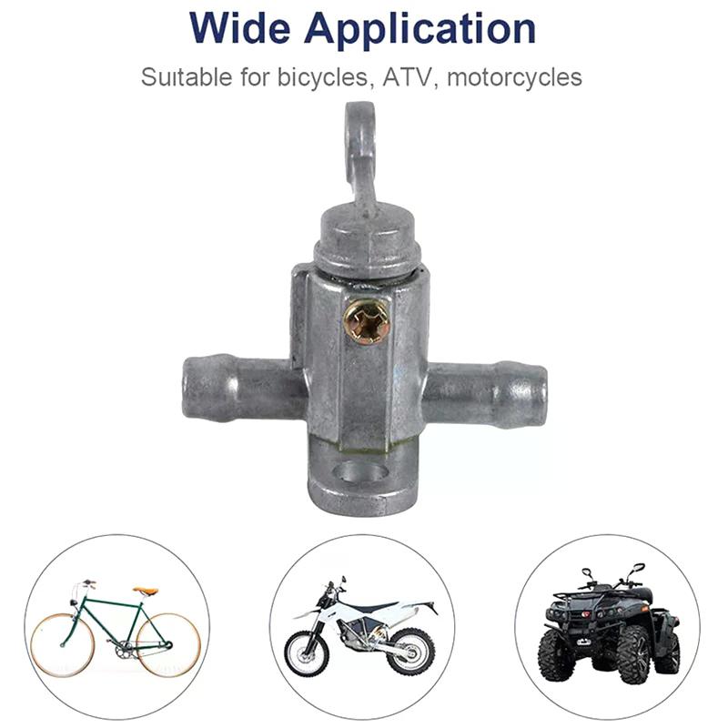 Motorcycle ATV 8mm 5/16'' Fuel Tap Gas Petrol Valve Fuel Tank Switch For Motocross Universal
