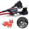 12V Small Medium Car Fuse Add-a-circuit TAP Adapter Holder Micro/Mini/Standard 10A Blade Fuses For Toyota VW Hyundai KIA Renault Fuses4