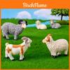 Adorable Resin Miniature Sheep Figurine Perfect For Diy Garden Or Farm Dcor