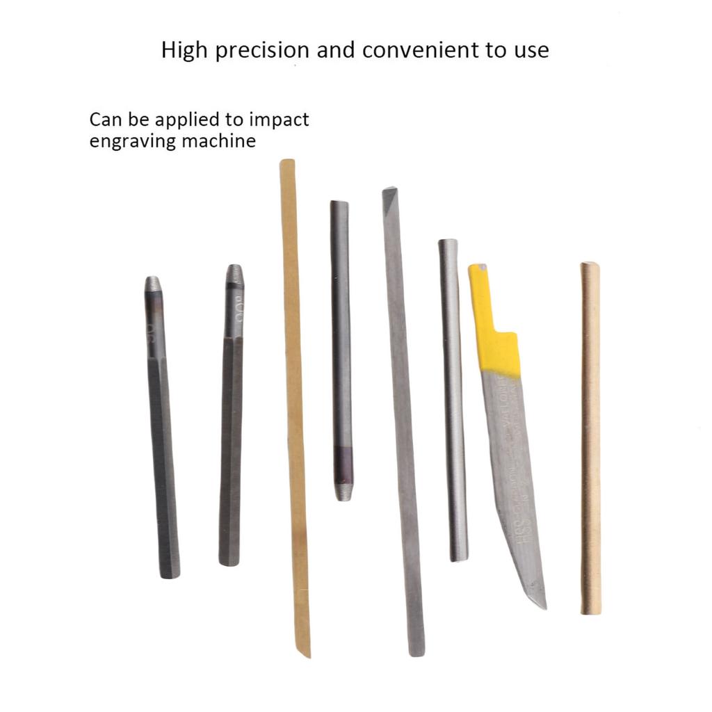 Engraving Cutting Bits for Pneumatic Impact Engraving Machine Jewelry Tool