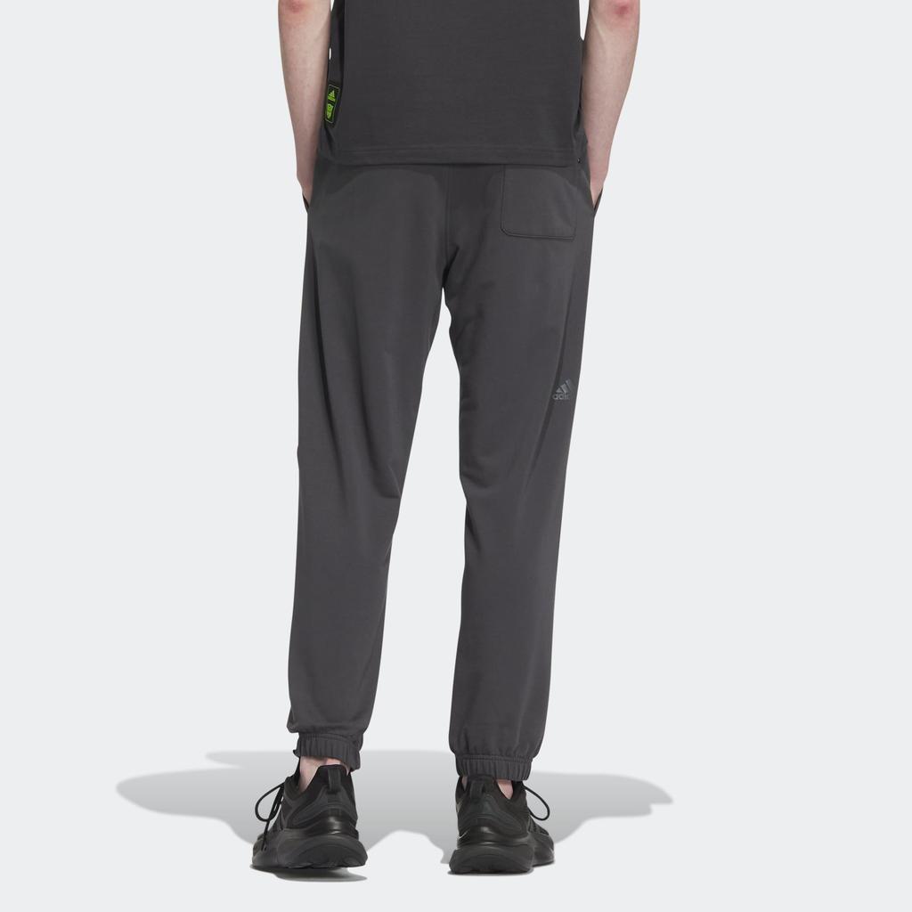 New Adidas Knitted Sweatpants Men Solid Dark Gray IP3926
