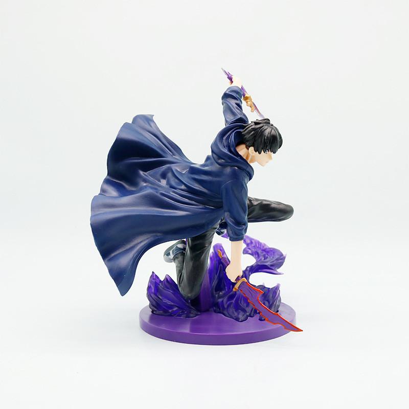Solo Leveling Sung Jin Woo Pvc Model With Battle Pose For Collectors Display And Anime Fans