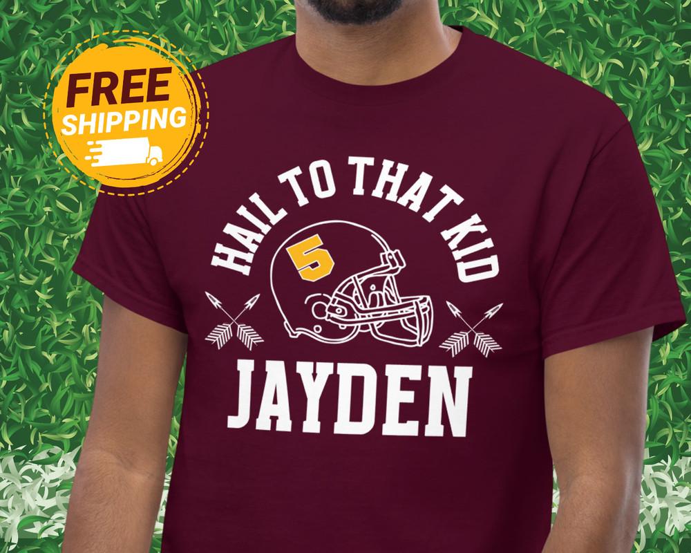 NEW That Kid Jayden Shirt Jayden Daniels Shirt Washington Redskins Commanders Unisex T-Shirt XXXXL