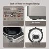Midea 3L Petal Pressure IH Rice Cooker CN plug (adapter included)