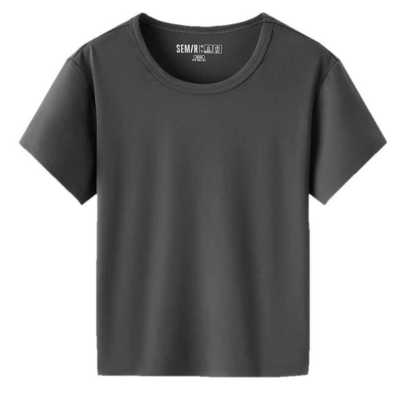 Semir Women s Moisture-Wicking Sun Protection Crop T-Shirt M