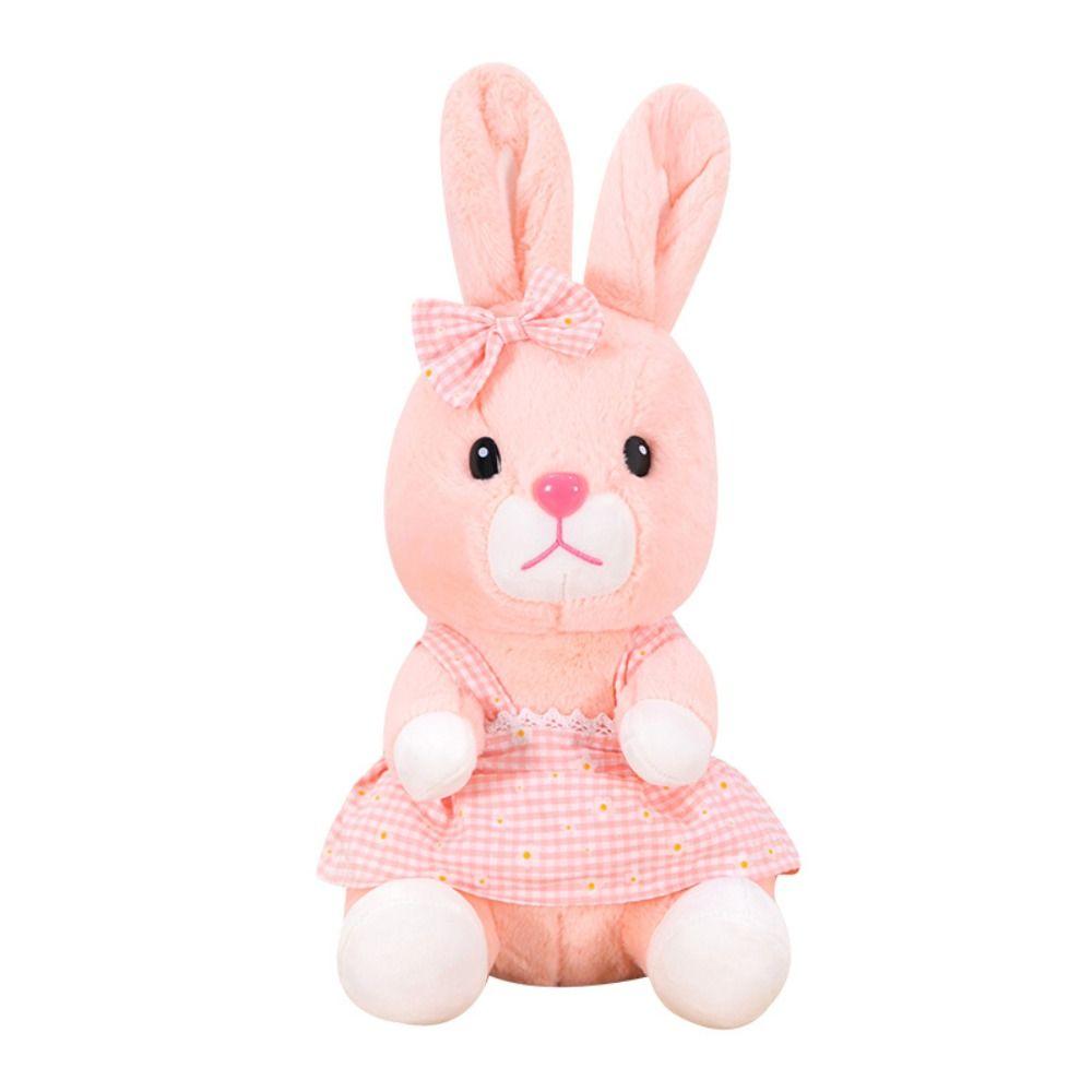 PP Cotton Rabbit Plush Toys Soft Rabbit Stuffed Toy Pink Rabbit Plush Doll  Decorate Present