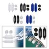 2pcs Boat Fenders Boat Bumper 9.5mm x 2m Ropes Easy to Install PVC G1 Anti