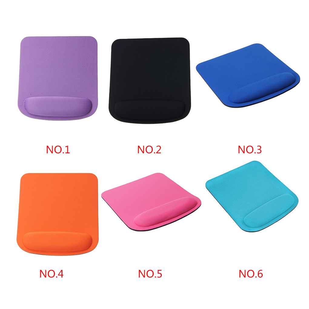 21*23*2cm Soft Wrist Protective Mousepad Non-Slip Home Office Gaming Mouse