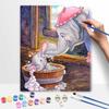 Disney oil painting Dumbo bath handmade diy art painting home decoration artwork