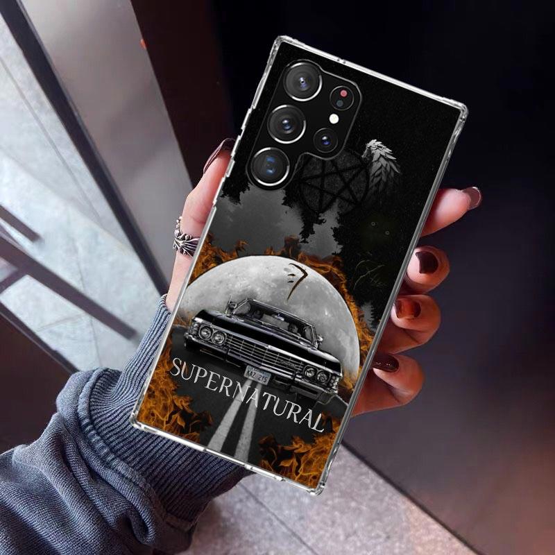 

Angel Castiel Supernatural Phone Case For Samsung Galaxy S26 S25 Edge S24 S23 Ultra S22 Plus S21 S20 FE Soft TPU Back Cover Fund Samsung S25