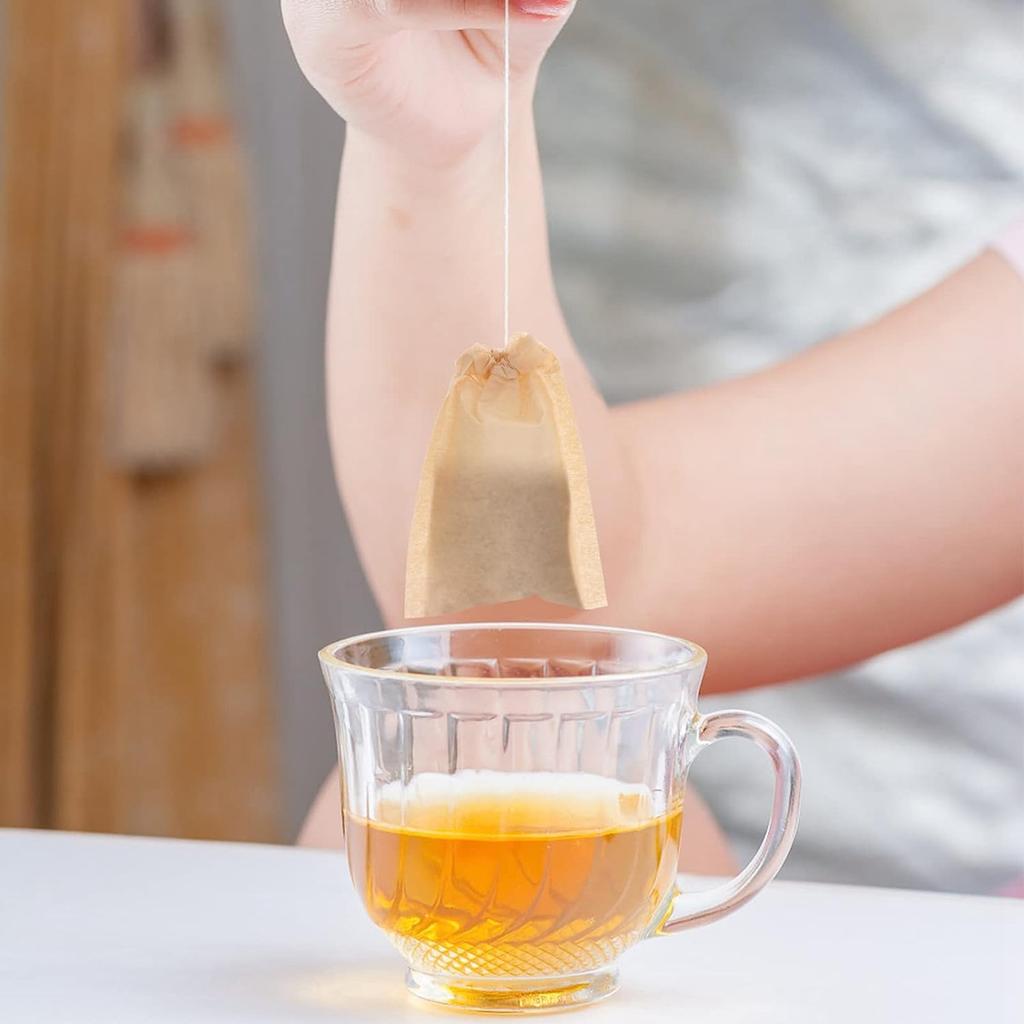 1000pcs Disposable Tea Bags Biodegradable Wood Pulp Filter Paper Empty Tea Bags Tea Infuser Bags for Loose Leaf Tea Teaware