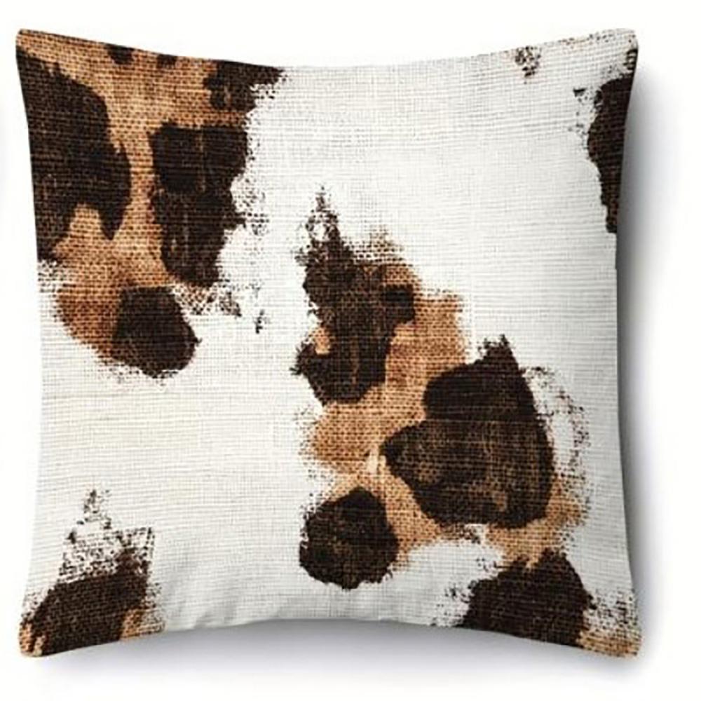 Leopard-Print Decorative Cushion Covers: Stylish and Wild Designs Sofa Cushion Cover Home Room Decoration 2D Flat Printing