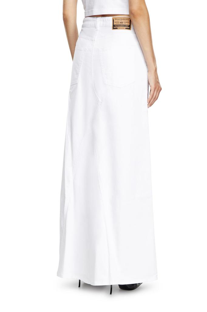 Denim Long Skirt A17537R68RN 101 White 23 [Diesel] Women's DE-PAGO-X