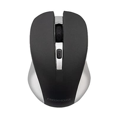 Green House Wireless Mouse Wireless Mouse with DPI Switching Button Silver GH-MULNOA-SV