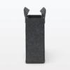 MUJI Portable Felt File Box Dark Gray - 10 x 32 x 24cm, Document Case, Japan