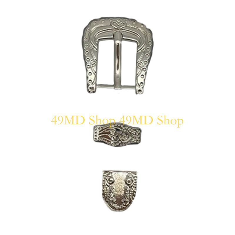 49MD Vintage Hipsters Belt Buckle Metal Belt Buckle Western Fashionable Buckle Replacement for Casual and Party Wear